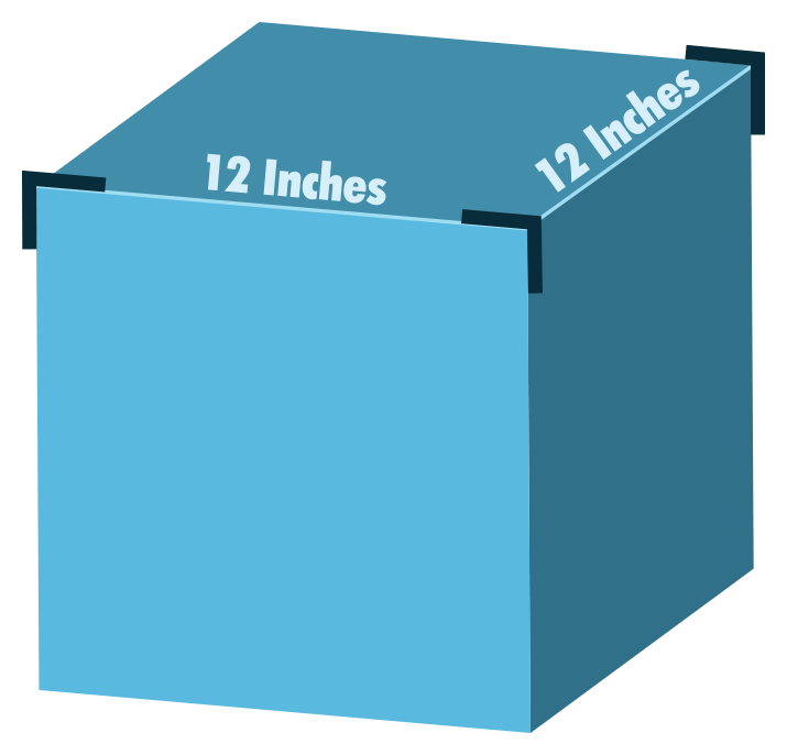 Cubic Foot Graphic