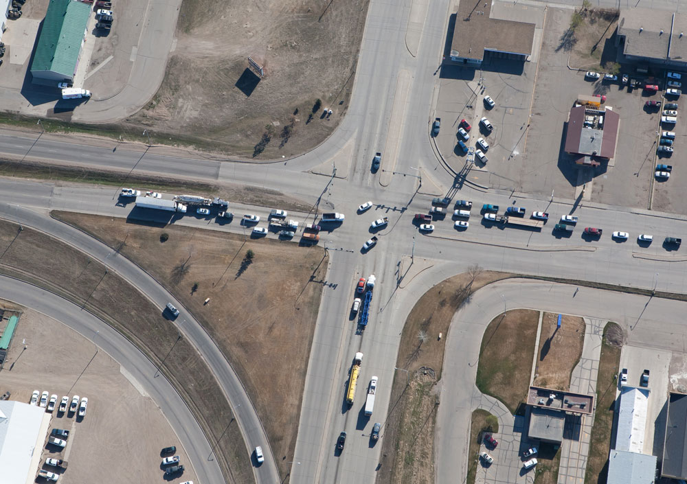 <span class='figure-reader-id'>Crossroads</span> The increased truck traffic makes roads in western North Dakota dangerous. Traffic on a main highway in western North Dakota went from 1,400 to 14,000 vehicles per day.