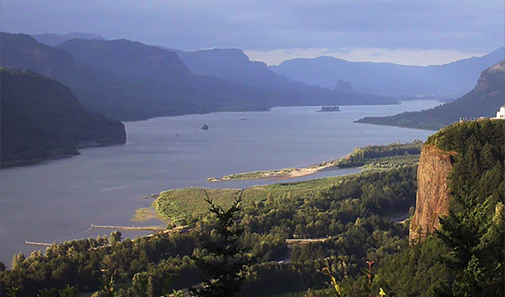 <strong>Figure 53. A scenic view of the Columbia River</strong> today. <em>(National Park Service)</em>