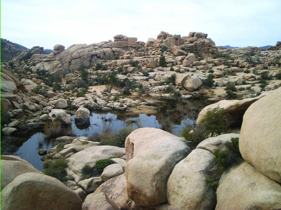 Natural granite formations