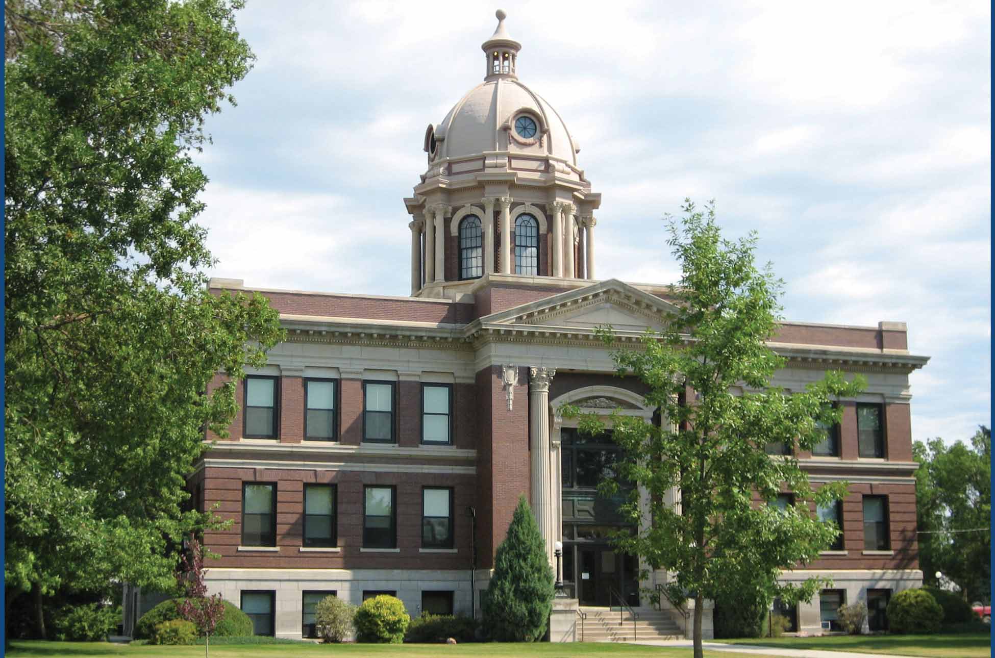 The Dickey County courthouse
