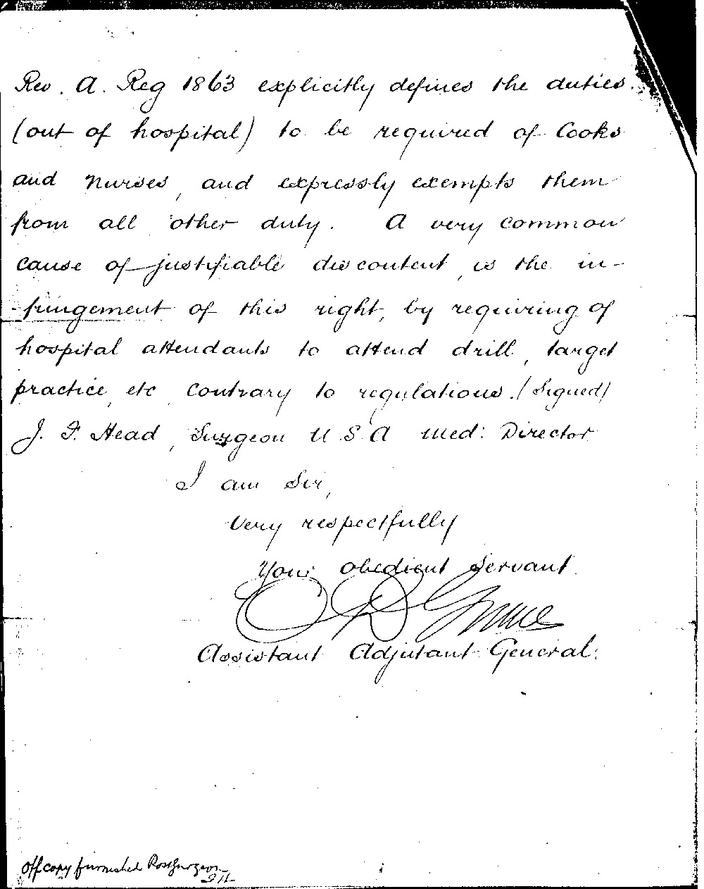 The Sanitation Report from Fort Buford identifies several conditions contributing to poor health among the enlisted soldiers. Most shocking is the lack of bathing facilities. Men bathed in the Missouri River in the summer and apparently did not bathe during the winter. When Fort Buford was re-built, a water tower was built to provide clean water for drinking and bathing at the post.