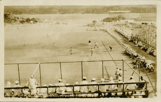 North Dakota’s baseball team playing at Guantanamo Bay, Cuba