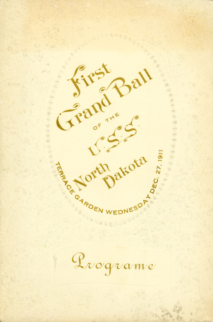 First Grand Ball of the USS North Dakota Programe Cover