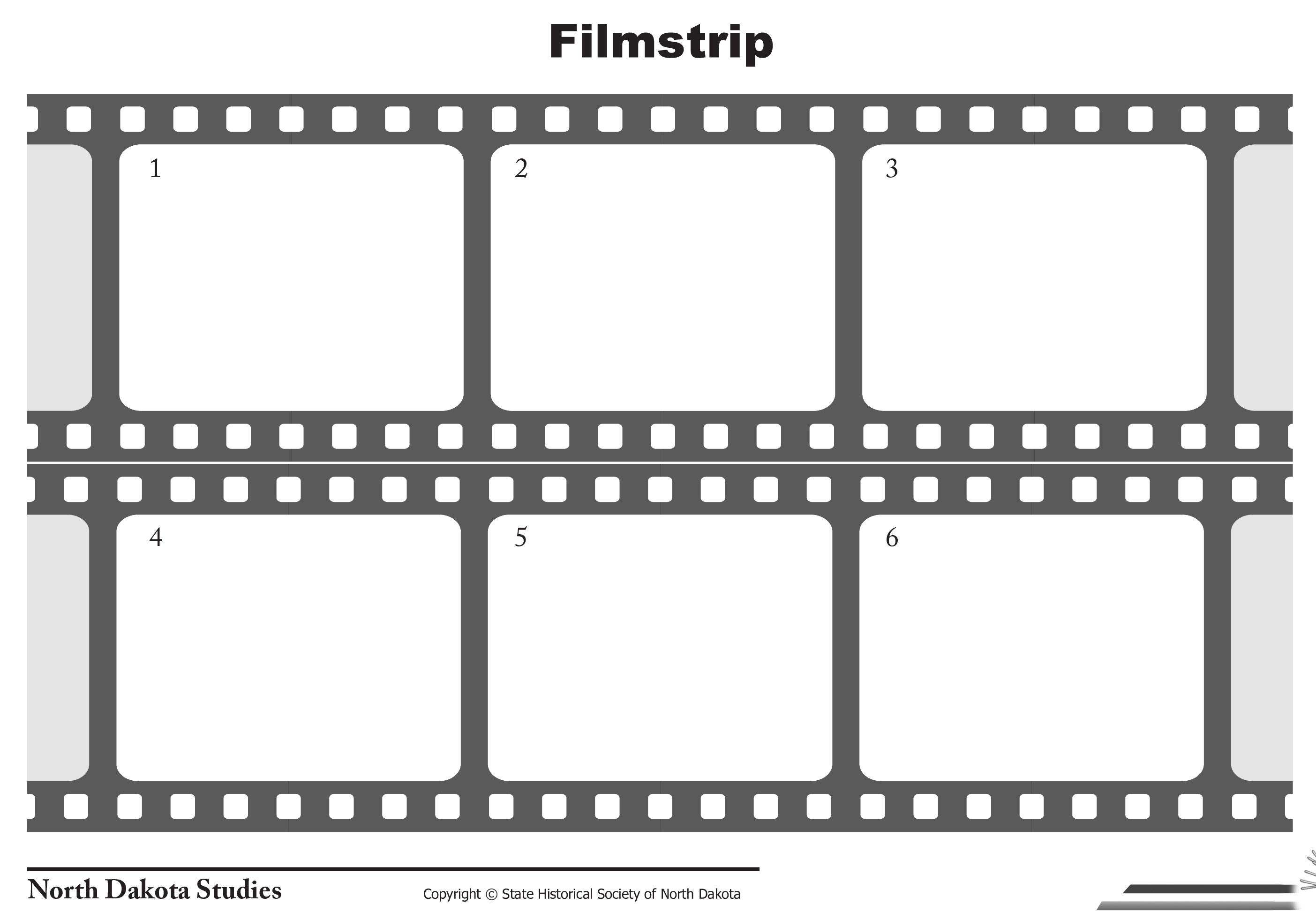 Filmstrip worksheet blank